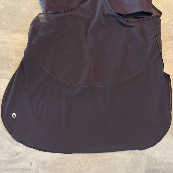 Lululemon Bra Top athletic tank/bra sports bra & over shirt purple EUC Size 8 - Picture 8 of 11